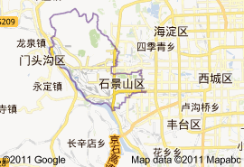 石景山区地图