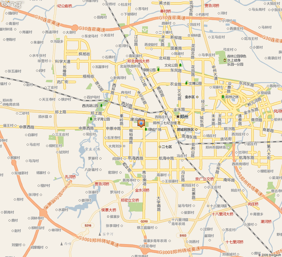 最新郑州市交通地图