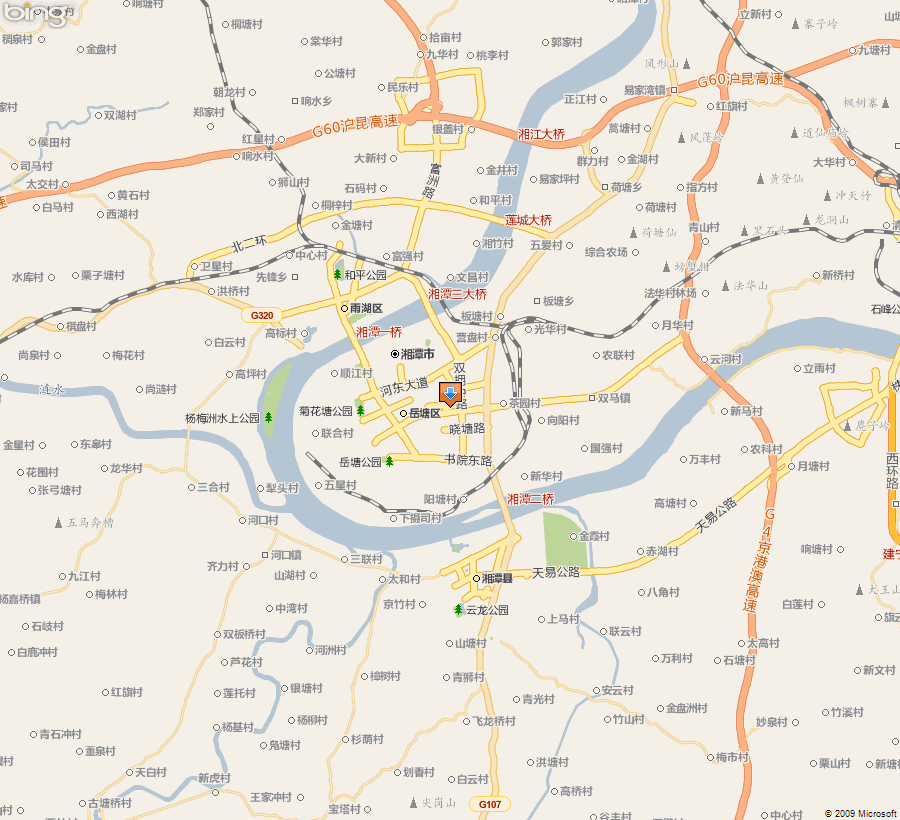 最新湘潭市地图查询 - 湘潭交通地图全图 - 湖南湘潭