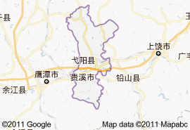 弋阳县地图