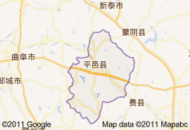 平邑县地图