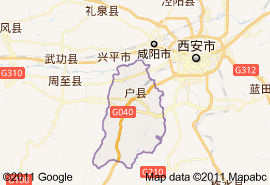 户县地图