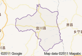 宜川县地图