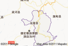 龙陵县地图