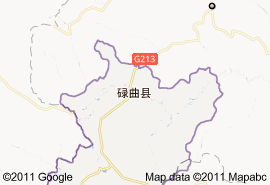 碌曲县地图