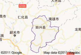 地图:邮政编码:512500(始兴县邮编查询)电话区号:0751所属地区:韶关市