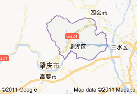 鼎湖区地图