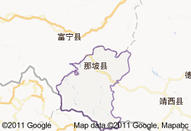 那坡县地图