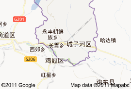 首页 黑龙江省 鸡西市 城子河区  城子河区地图: 因河得名,道士山在其