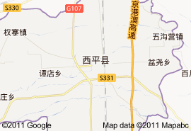 西平县地图