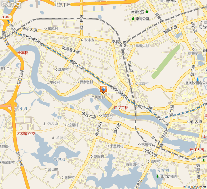 武汉市硚口区地图