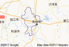 荆州区地图