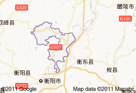 衡山县地图