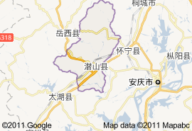潜山县地图