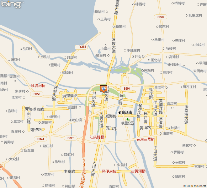 最新宿迁市交通地图