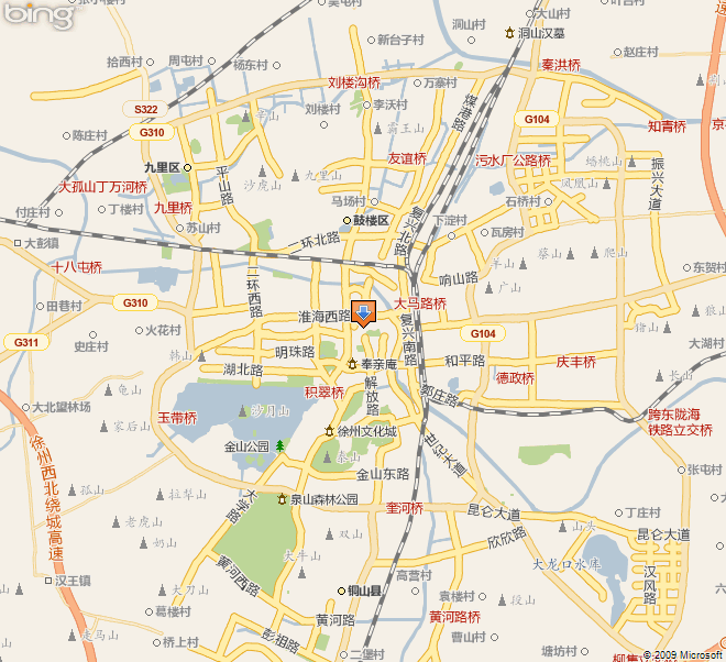 最新徐州市交通地图