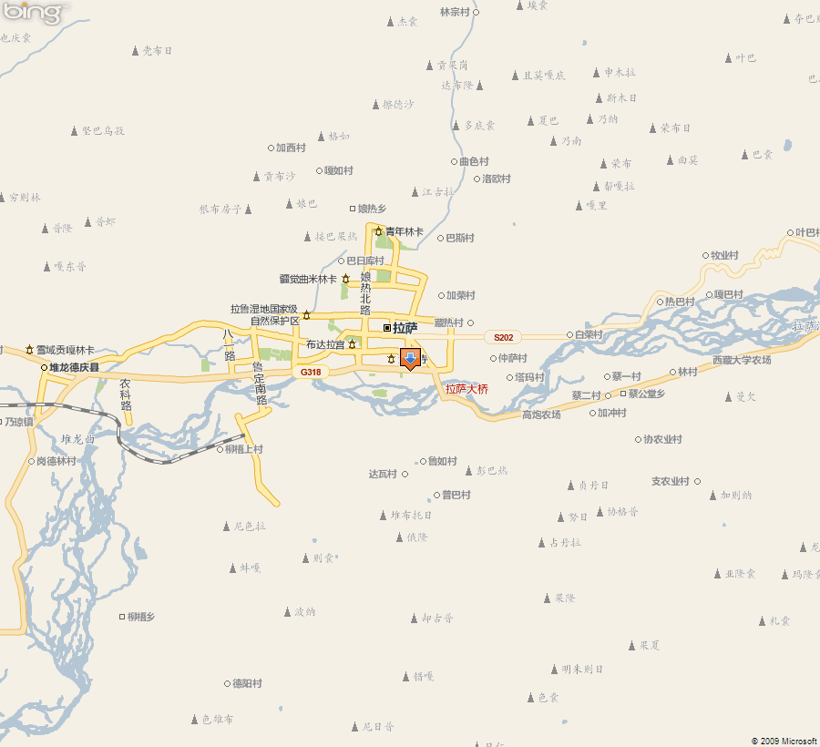 最新拉萨市地图查询 - 拉萨交通地图全图 - 拉萨