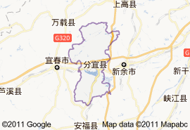 首页 江西省 新余市 分宜县  分宜县地图: 是革命老区县,有"中国夏布