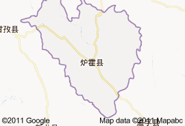 炉霍县地图