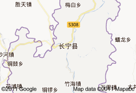 长宁县地图