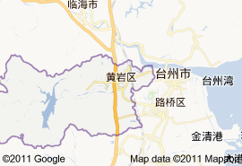 黄岩区地图