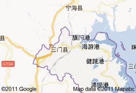 三门县地图