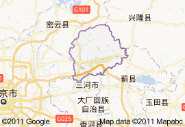 平谷区地图