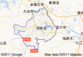 陽新縣地圖
