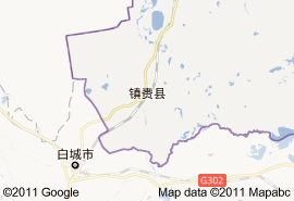 鎮賚縣地圖