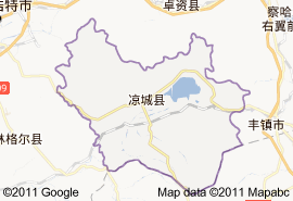 涼城縣地圖