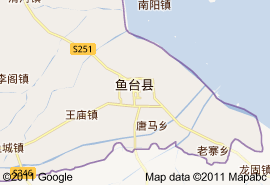 魚台縣地圖