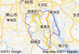 番禺区地图