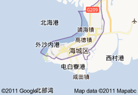 海城区地图