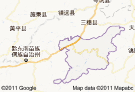 剑河县地图