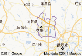 孝南区地图