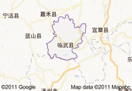 临武县地图