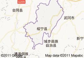 绥宁县地图