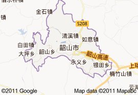 韶山市地图