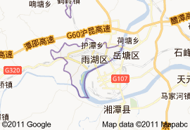 雨湖区地图