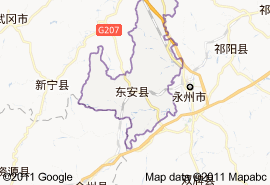 东安县地图