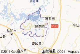 湘阴县地图