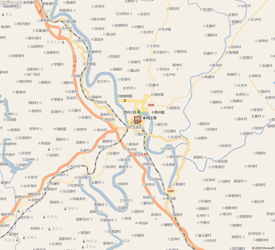 最新內江市地圖查詢 - 內江交通地圖全圖 - 四川內江地圖下載