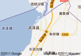 洪泽县地图