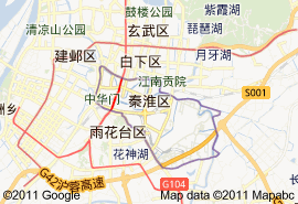 秦淮区地图