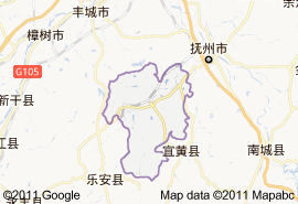 崇仁县地图