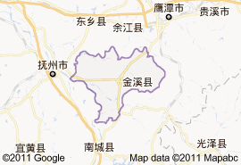金溪县地图
