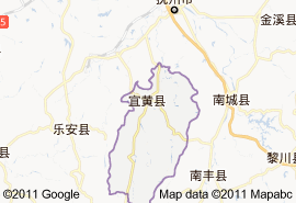 宜黄县地图