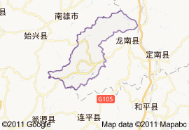 全南县地图
