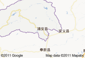 靖安县地图