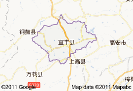 宜丰县地图
